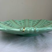 coupe en céramique ajourée mid century
