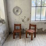 Paire de chaises Pierre Chapo S11
