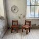Paire de chaises Pierre Chapo S11