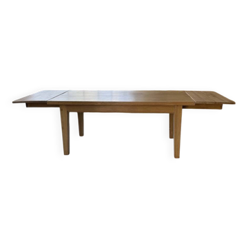 Table de ferme extensible en chêne massif