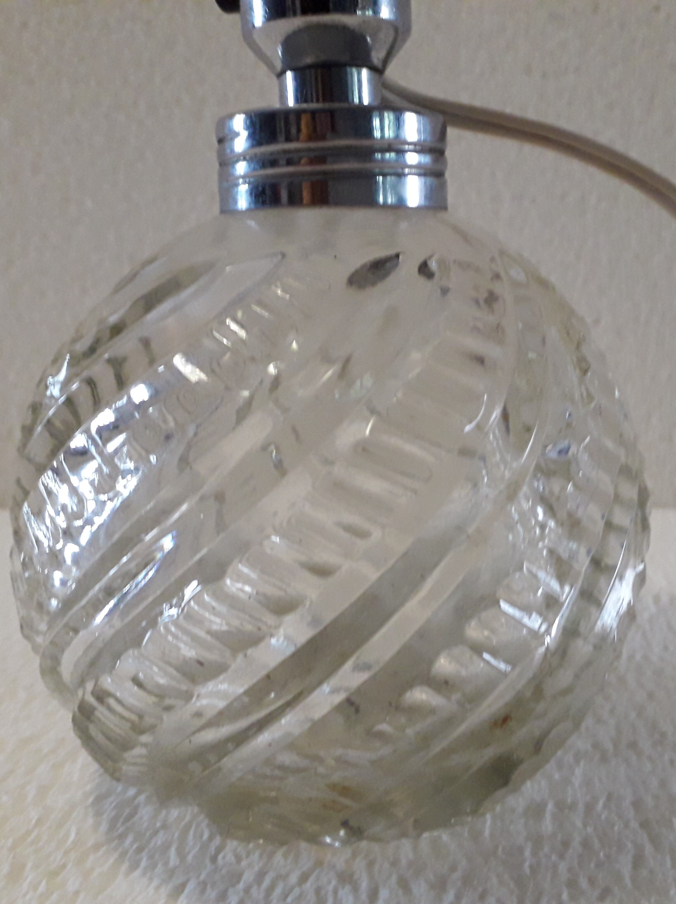 Art Deco glass lamp