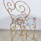 Chaise dossier coeur