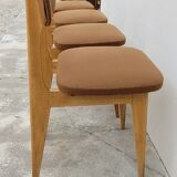 Série de 4 chaises vintage- 1950s