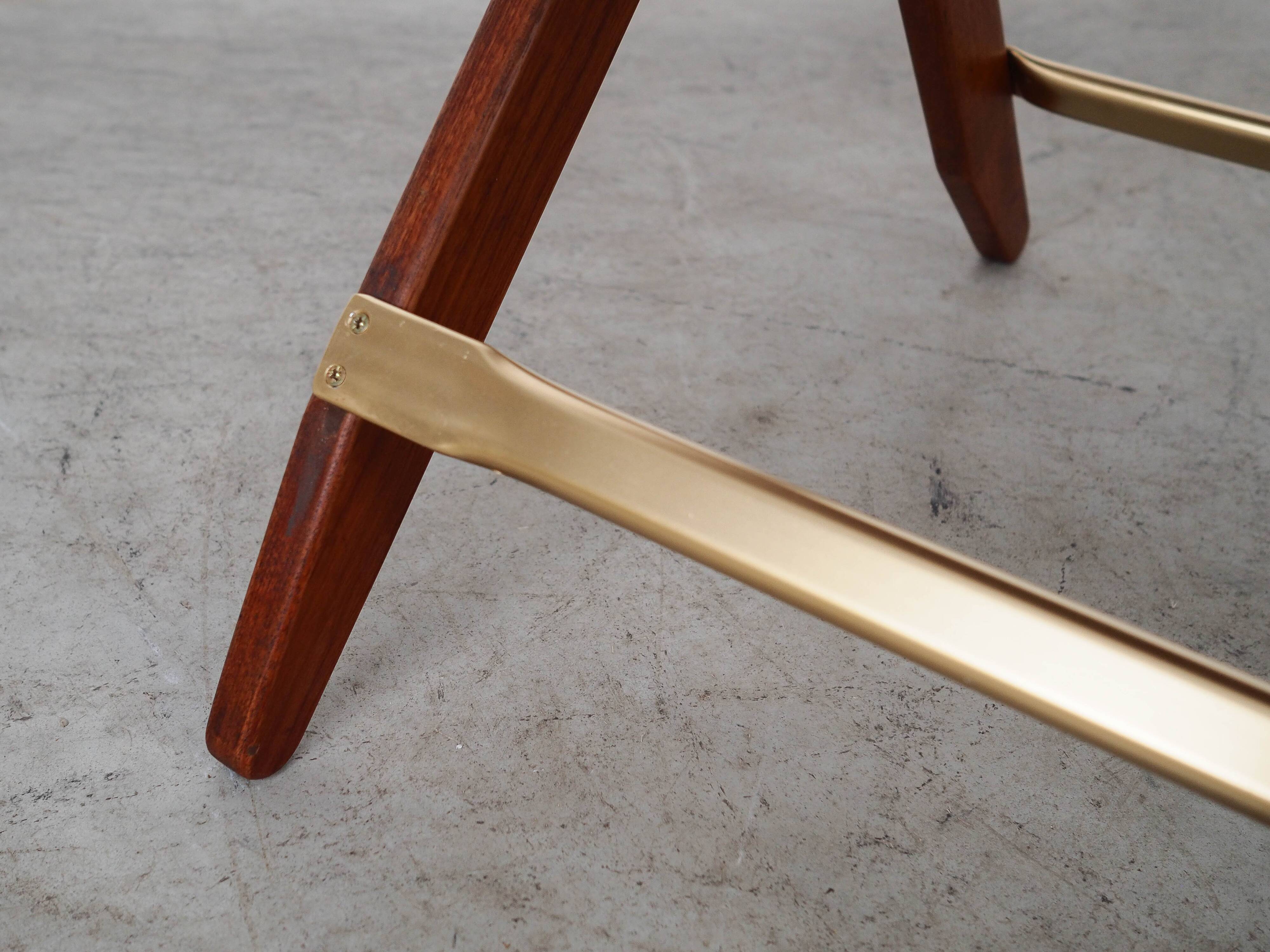 Folding teak table, Danish design, 1970s, made in Denmark