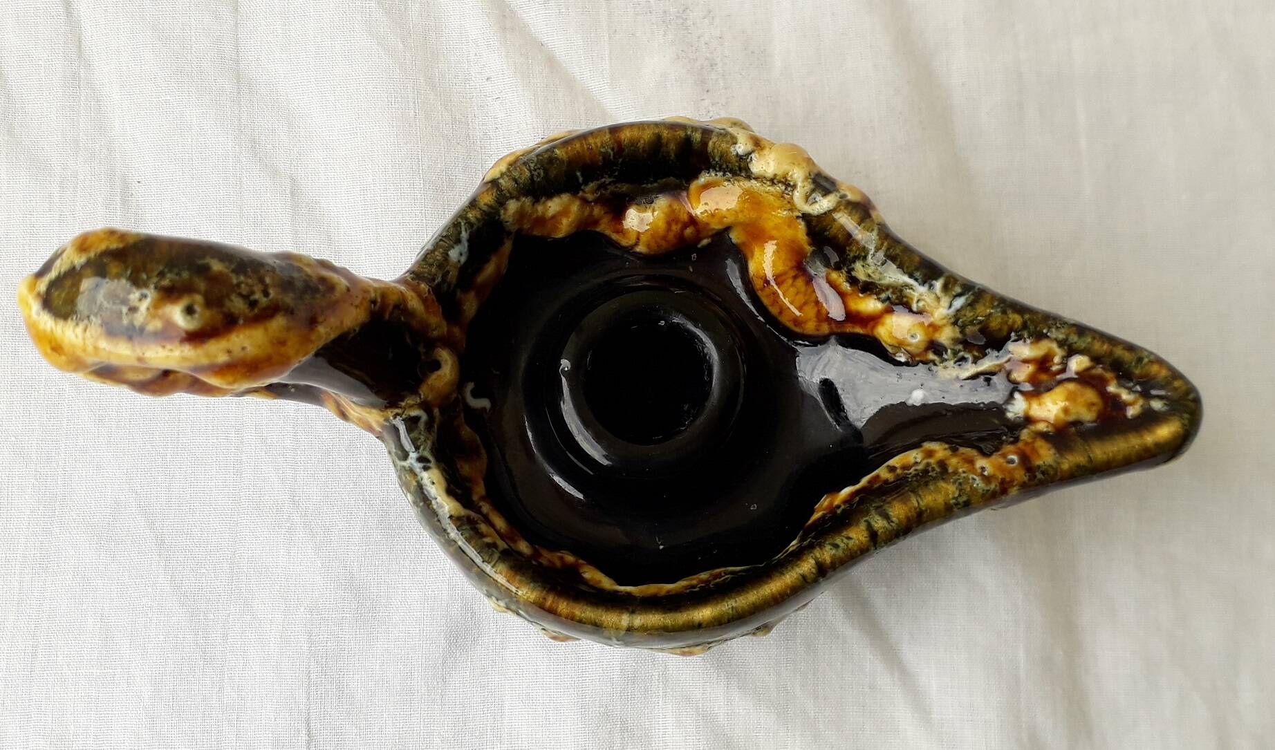 Bougeoir en céramique Vallauris