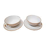 Pair cups for lunch Limoges