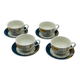 Set of 4 designer mugs Royal Mosa Ravenna
