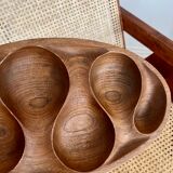 Brutalist wooden dish