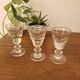 Lot de 3 verres à absinthe