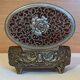 Silver metal jewellery box