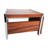 Table basse chrome et formica