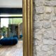 Antique Louis-Philippe mirror 151.5cm/104.5cm gilded with gold leaf