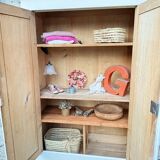 Old white wardrobe
