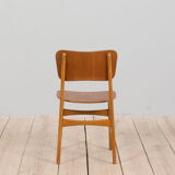 Danish mid century modern teak desk chair 1960
