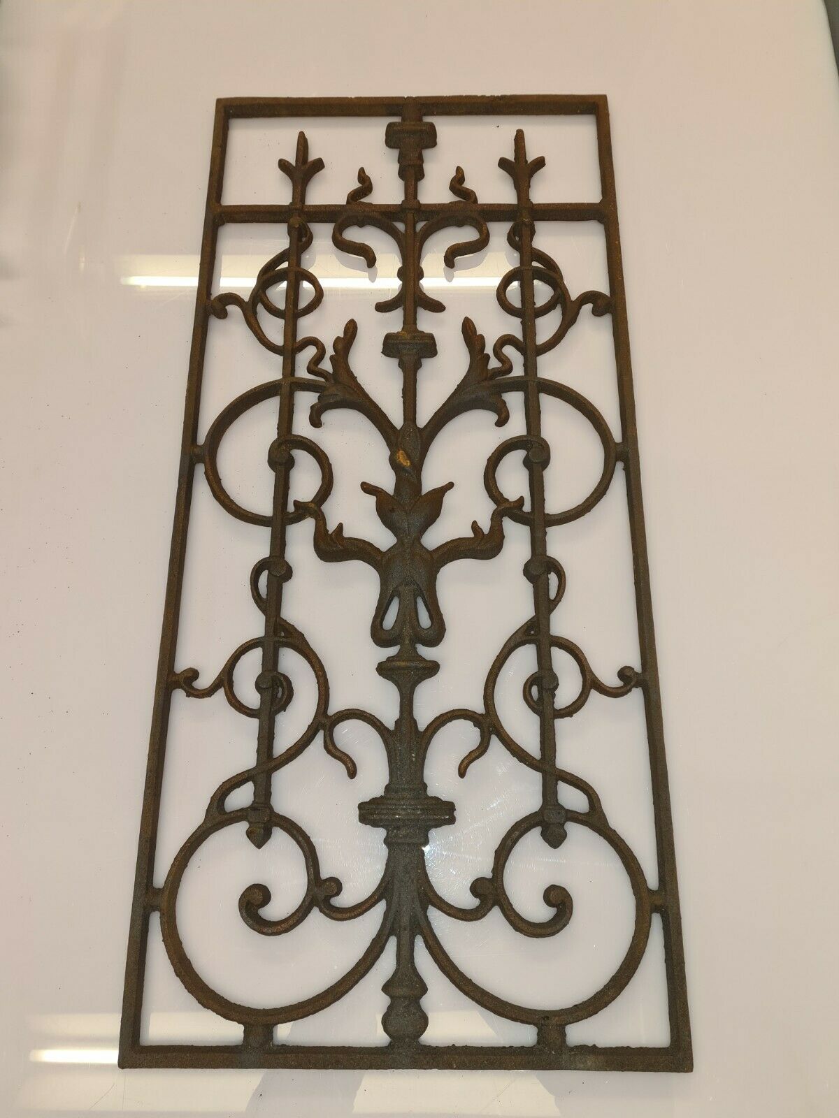 Cast iron door grille