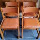 Chairs Maison Regain solid elm structure, leather seat and back