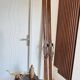 Old vintage wooden ski