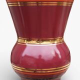 Earthenware vase from Gien 1940-60