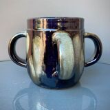 Atypical bowls in varnished stoneware by Sylvain Hublet