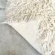 Vintage Flokati rug pure virgin wool 260 × 220 cm 1970s