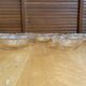 Series 9 Antique Bowls Moulded Glass Amber Iridescent Vintage #E077