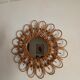 Vintage bamboo mirror 56cm
