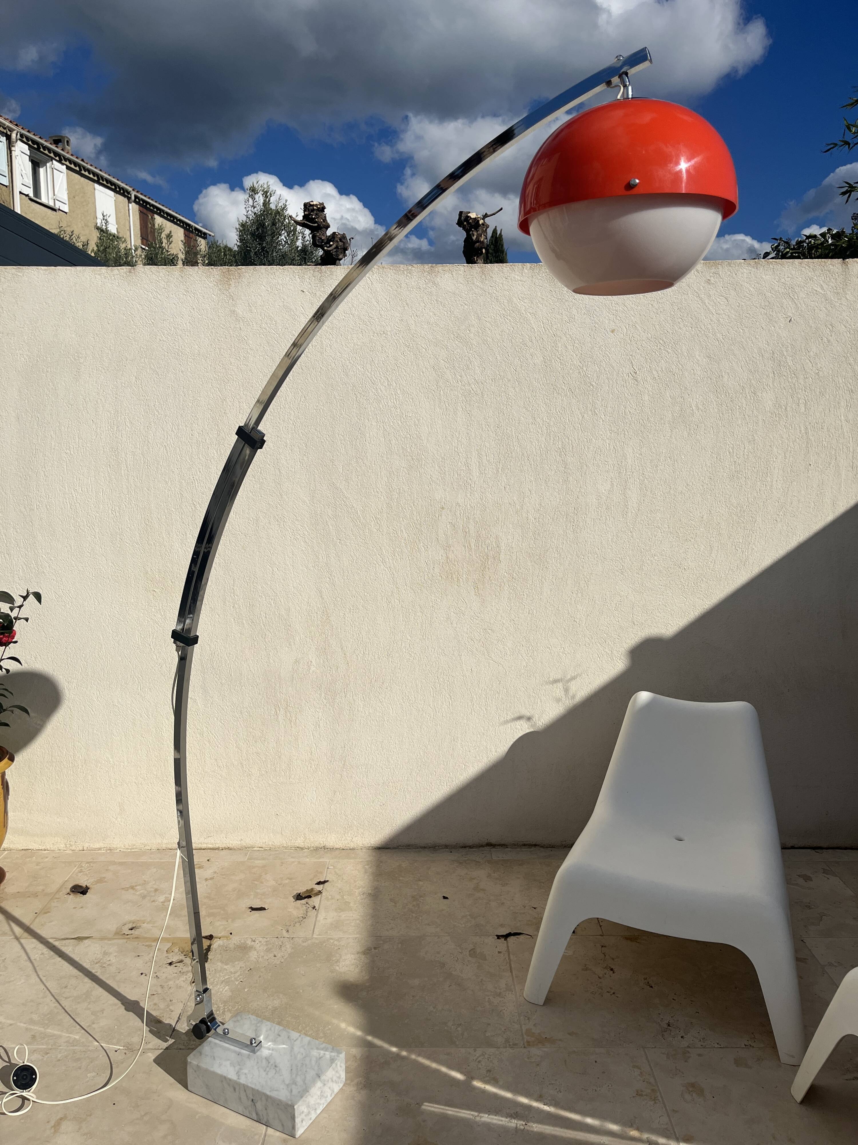 70s design arc floor lamp