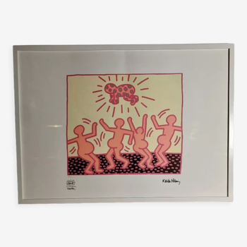 Sérigraphie Keith Haring 1990