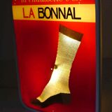 Animated illuminated sign 50's "The sock is La Bonnal"