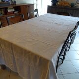 Old damask tablecloth 270 x 150 monogram MP
