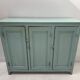 Parisian buffet with three doors in patinated beech, 20th century.