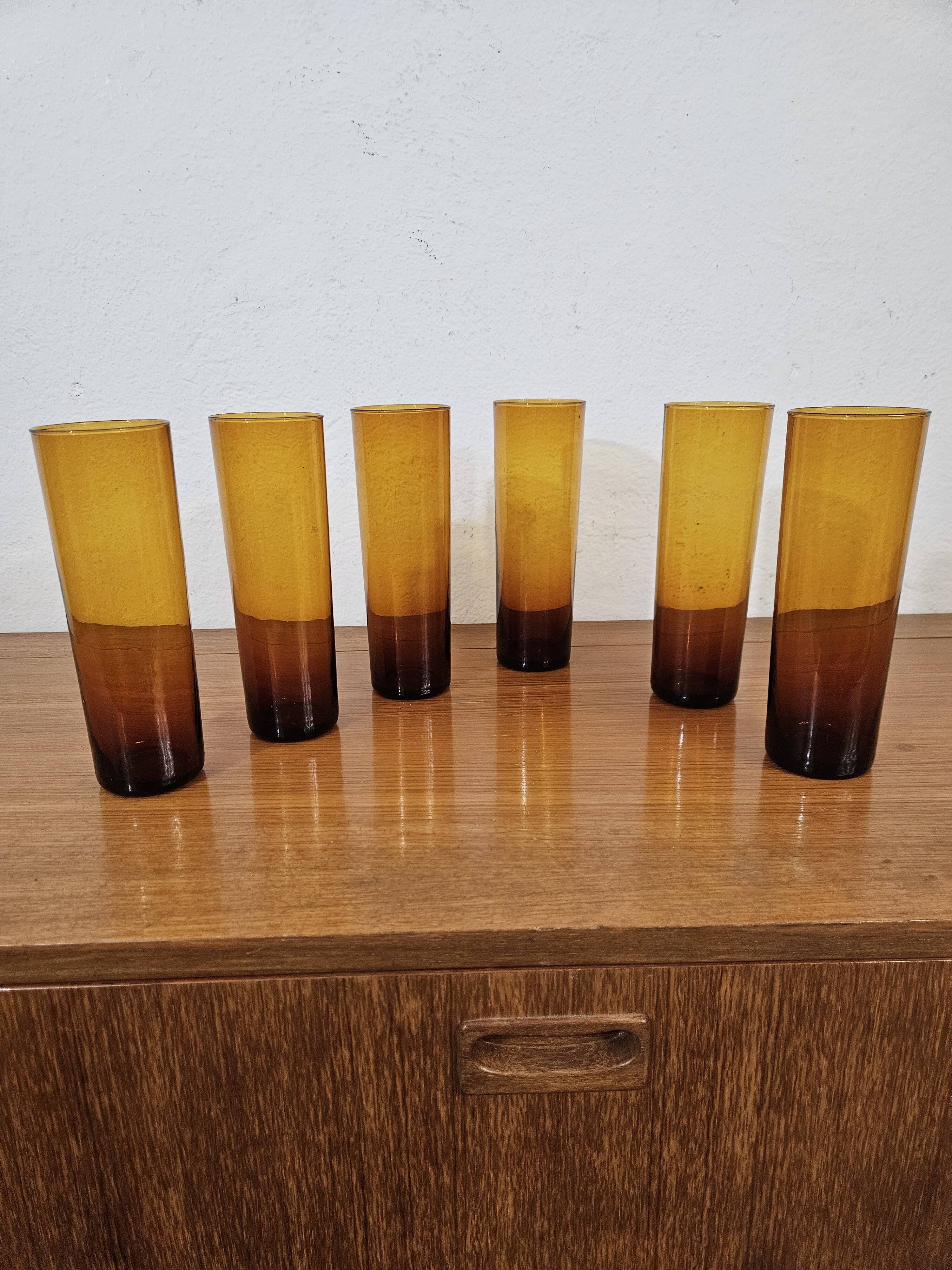 Large vintage glasses - 70's design