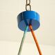 enamelled double shade Flower Pot pendant lamp by Verner Panton for Poulsen