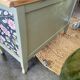 Wooden chest for toys or storage with a green and wood makeover