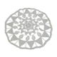 Napperon ancien dentelle crochet d’art fait main formes géométriques