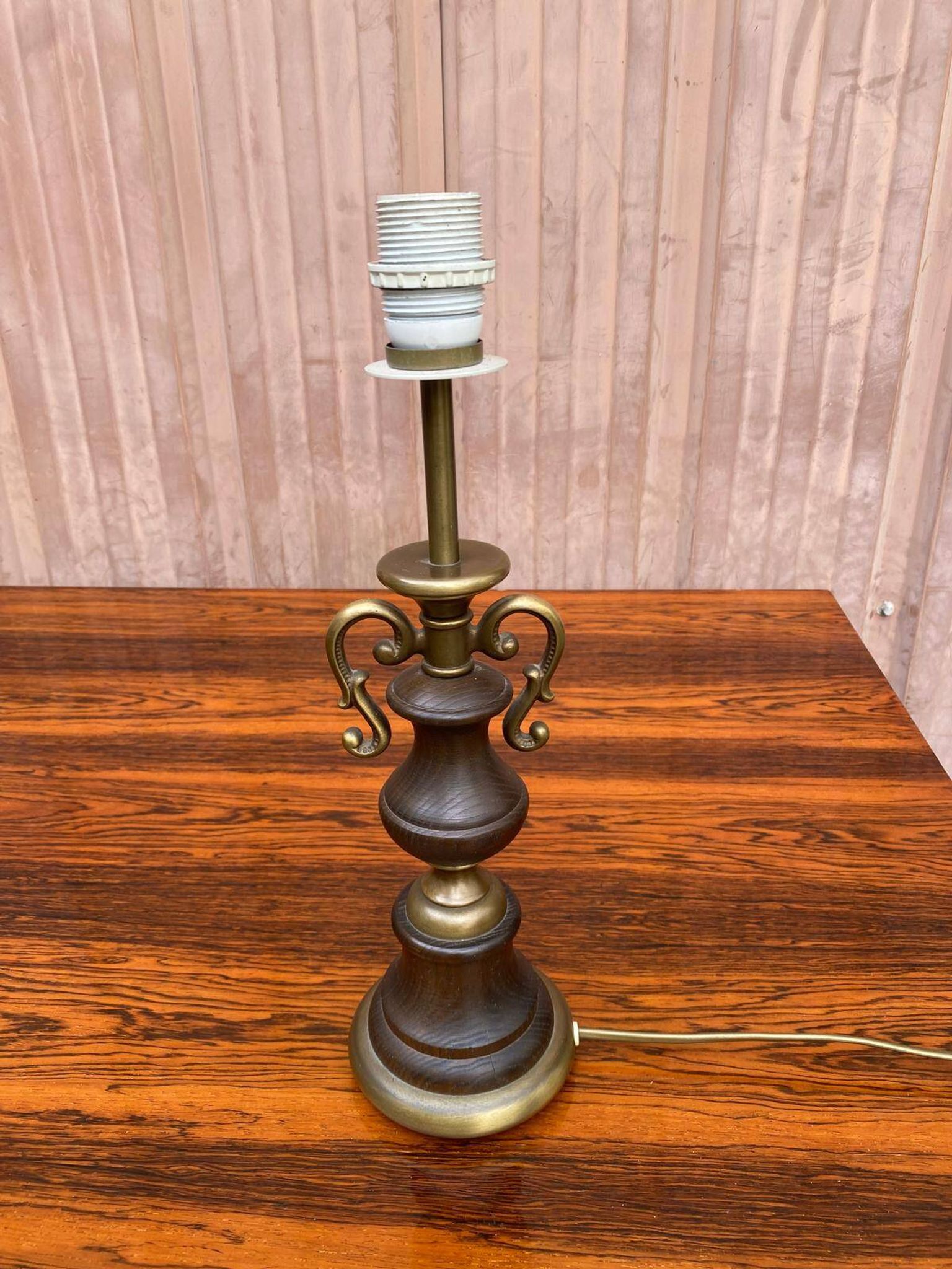 Vintage Kaiser Leuchten gold lamp
