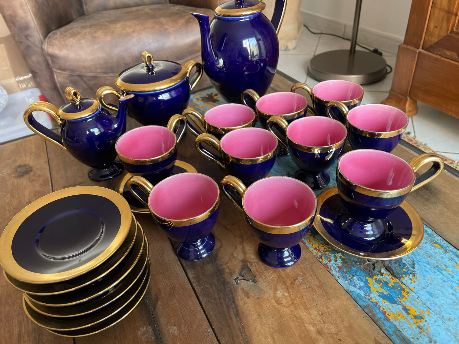 Monica coffee service Céram Vallauris