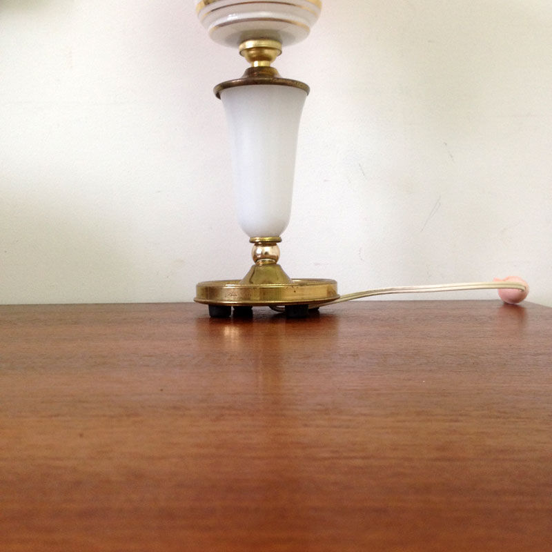 Opaline lamp 50s