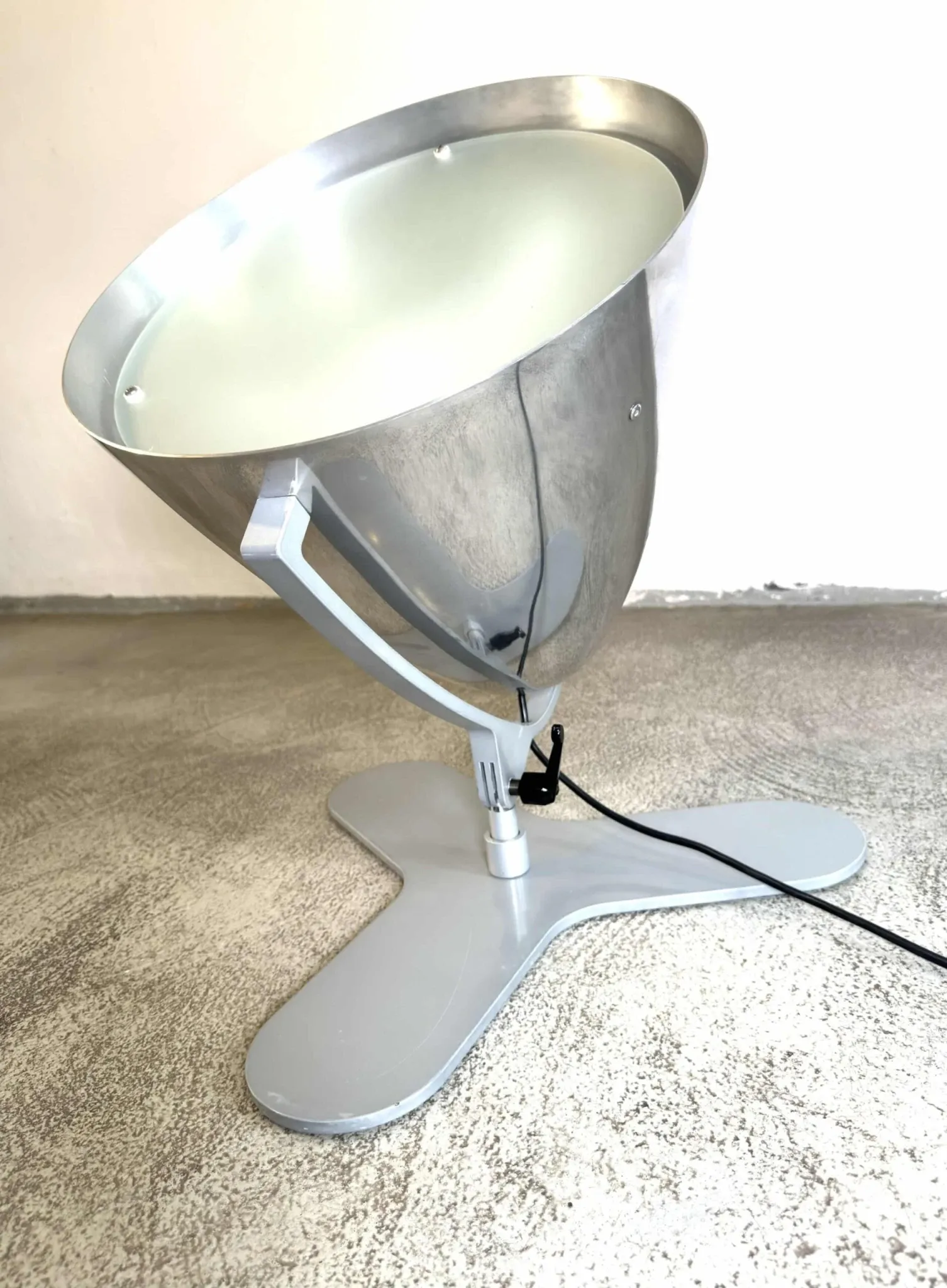 Faro 'Base 2' Floor Lamp By Hannes Wettstein For Pallucco, Italy, 1980S