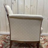 Bergère époque Art Déco en acajou