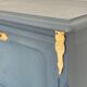 Early 20th century blue Vosges sideboard