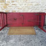 Folding brewery table