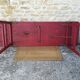 Folding brewery table