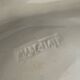 Ceramic compartmentalized leaf appetizer dish