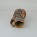 Stoneware cider pitcher from the HB Quimper Odetta manufacture