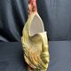 Vintage, pichet coq faïence polychrome Sia XXème