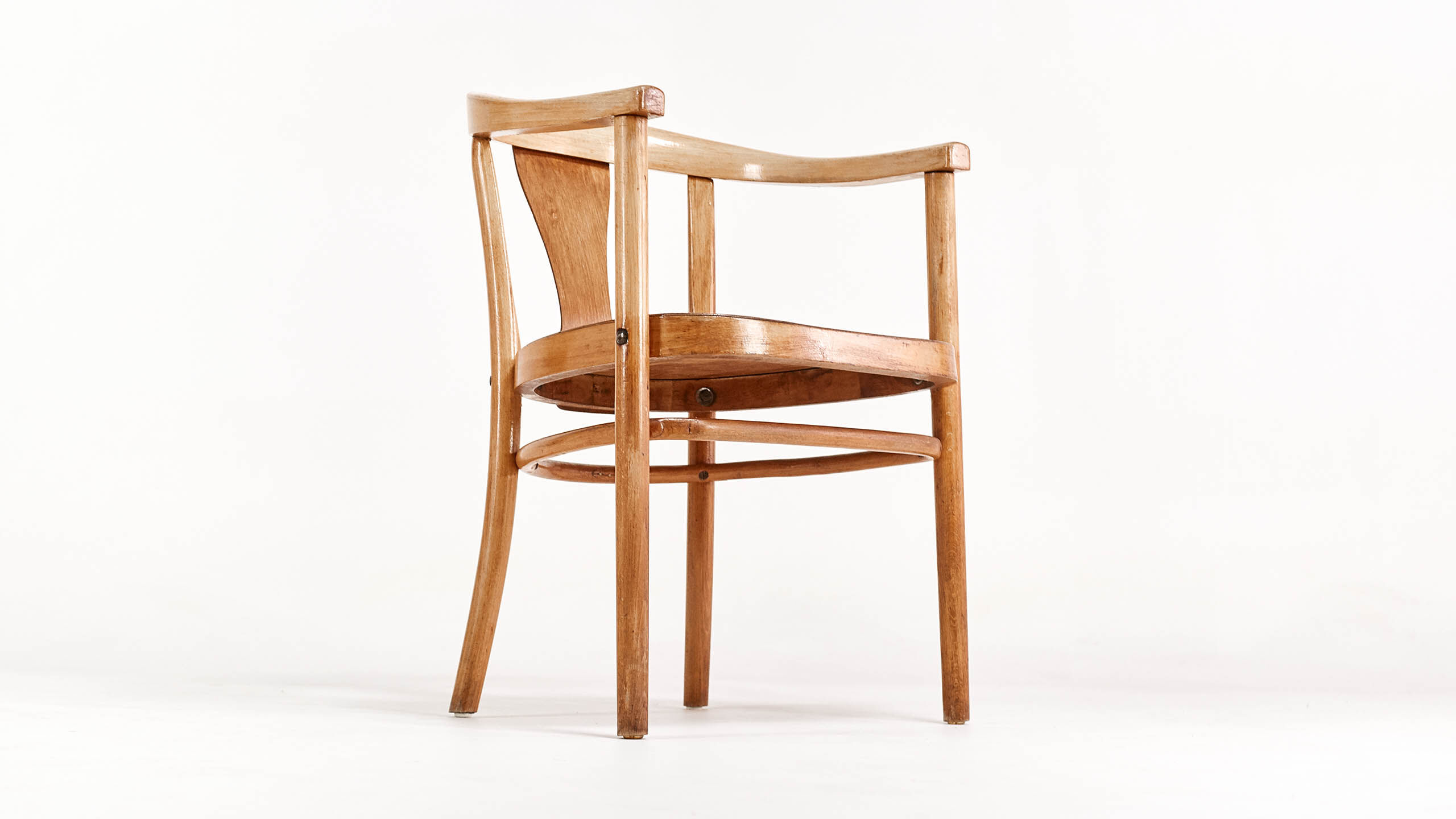 Magnus Stephensen for Fritz Hansen, pair of bridge armchairs, Denmark, C.1930