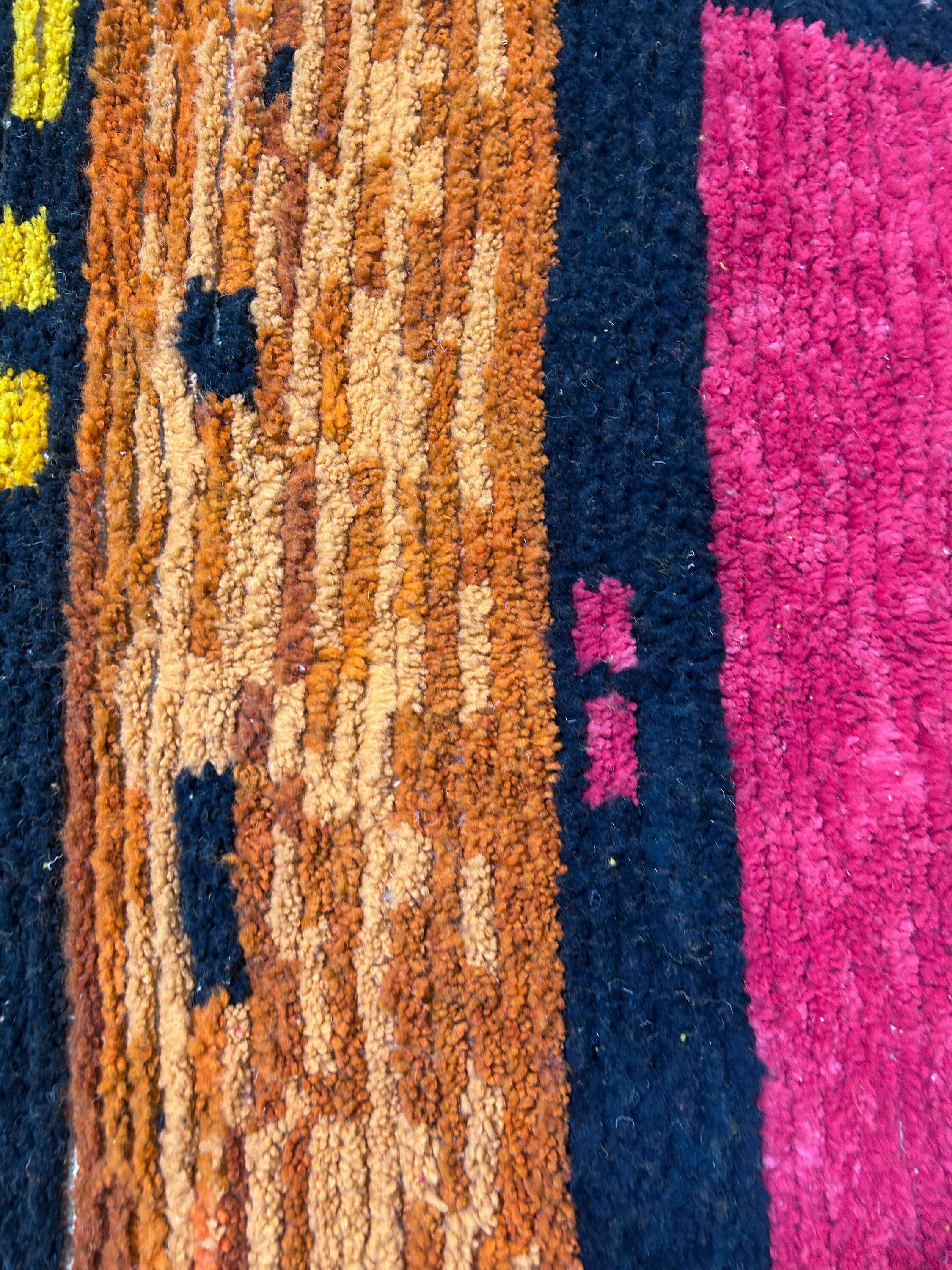 Large artisanal Moroccan rug 2.5 x 1.5 m