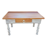 Renovated limed oak coffee table