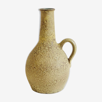 Stoneware vase fat lava